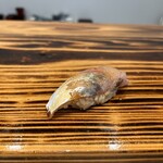 すし処 きみや - 鯵。ネタとシャリの間に挟んだ薬味が良いアクセントで美味しい！