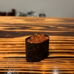 すし処 きみや - いくらの軍艦。プチプチした食感、醤油感が感じられます。いくらはベストのシーズンに食べたかった！