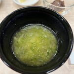 すし処 きみや - あおさの汁物。あおさの風味が沁みます。