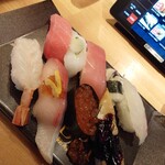 丸忠回転寿司　炙り - 料理写真: