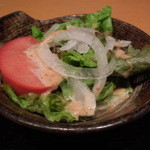 choufunihonshubarutokutouseki - ごまだれのサラダ、オニオンが美味しい