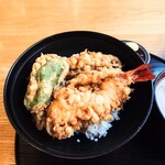 やぶ善 - ■ [ ランチメニュー ] サービス天丼、1,200円