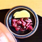 やぶ善 - 瑞瑞しい、箸休めの"お漬物"。