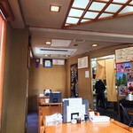 やぶ善 - 店内左奥の席。