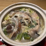 和ーるどおーだー 加寿喜 - 鮭カマ味噌麹鍋