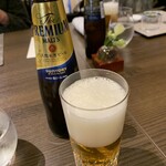 restaurant library the hotel seiryu - ビールはプレモルにしました