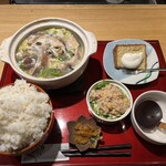 和ーるどおーだー 加寿喜 - ランチ　鮭カマ味噌麹鍋