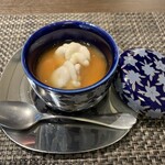 restaurant library the hotel seiryu - 雲子の茶碗蒸し