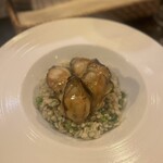 ランタン・ルージュ - 牡蠣と大麦のリゾット