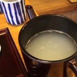 茶織菴  - 蕎麦湯がいい