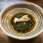 庄や - お通し〔もずく酢〕350円