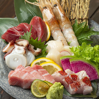漁港直送！旬の天然ものを堪能！