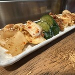 つねちゃん - キムチの盛り合わせ