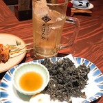 ろばたや - ワカメの唐揚げ