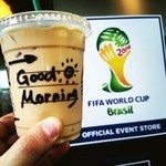スターバックス・コーヒー - 20140625 残念ながら日本に"良い朝"は来ませんでした…いつもの コーヒー が少し苦いですが、O-mo-te-na-shiに少しほっこり(*´∀`)♪