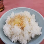 山岡家 - 白飯にスープをかけ、ライブ感を乗せたあと