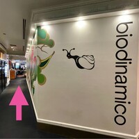 biodinamico - エレベーターで到着すると左手がお店、右手がトイレ