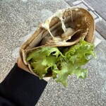 Tea Crepe Aruji - ハムエッグサラダ➕チーズ