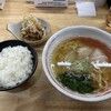 喜多方ラーメン 達磨 - 料理写真:しなそば　肉ネギメンマ　ライス