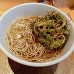 蕎麦いまゐ - 生海苔天そば