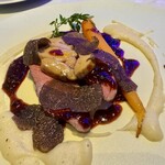 intellctuary - 黒毛和牛ランプとフォアグラのロッシーニ風