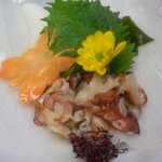 華ぶさ - 夜鳴貝の刺身