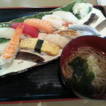 銀鱗山留 - 料理写真:握り寿司ランチ