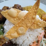 ディヘン スリランカレストラン - 豆せんべい（パパダム）