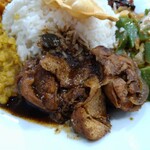 ディヘン スリランカレストラン - 選択したチキンカレー