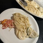 Ｆridge - 最後までとってたマリネ。パスタが濃厚だからお口直しにめちゃくちゃ◎