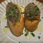 伊太利亜市場BAR - 生シラスのブルスケッタ
