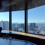 鉄板 天祐 - 東急歌舞伎町タワー45階から富士山