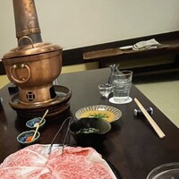 ざくろ 銀座店 - 銅の鍋。長い