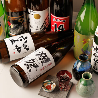 全国の日本酒を70種以上ご用意！時間無制限飲み放題あります！