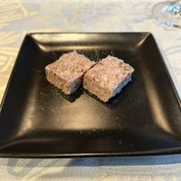 ビストロ 銀 - もったりしていないレバーパテ。