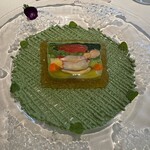 Auberge de Primavera - Omaru Lobster and 12 Vegetable Terrine with Oregano Sauce – Soupe Cristasse