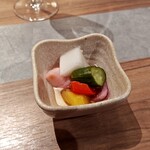 全国銘酒しゃかりき - お通し：350円