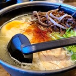 Soba Jin - Chicken Soba with Wood Ear Mushroom Topping