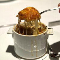 BEEF STEAK CLUB KIYO GINZA - ・オニオングラタンスープ