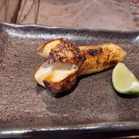 柳家 - 信州産マツタケの一本焼き