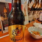 Ishokuan Enishiya - 大瓶惠比寿啤酒@950日元