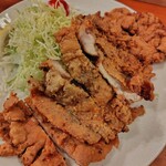 Ishokuan Enishiya - えにしや名物「山賊焼」@1200 です