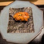 北新地 大和 - バフンウニと有明のりの合体