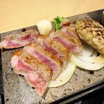 石焼ステーキ 贅 - サーロインとハンバーグ