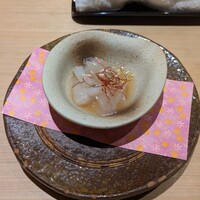 博多 鮨 桃の木 - イカの塩辛
