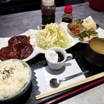 ほびーい喫茶店 - ハンバーグ定食