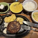 ブロンコビリー - ビリーハンバーグ200g+ブロンコセット