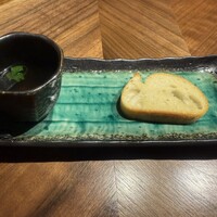 鉄板 日本橋 KITAZUMI - マッシュルームのスープとバケット