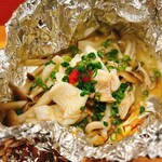 鮨 うみから - 魚とキノコのホイル焼き♪♪