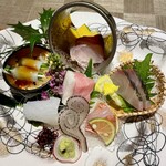 和食 浜木綿 - 造り盛り合わせ@5,800